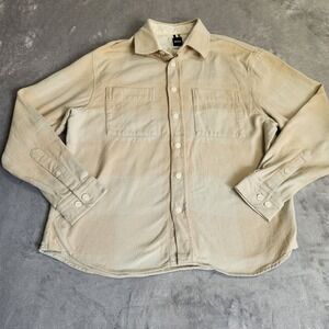 Hugo Boss BOSS Owen Pocket Button Overshirt Relaxed Fit Beige XL Buffalo Check